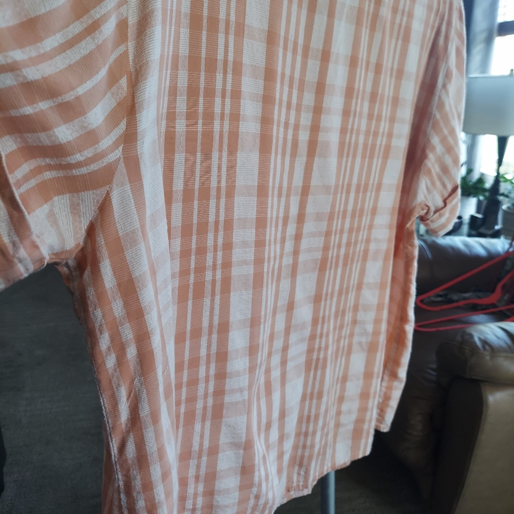 Universal Thread Peach Blouse Large - image 8